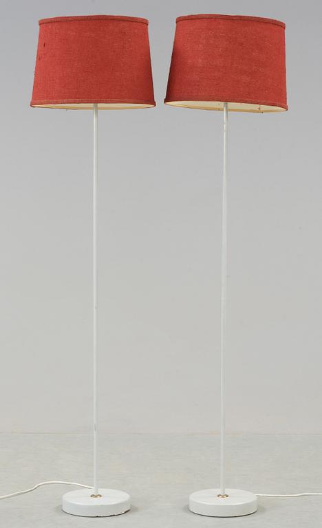 GOLVLAMPOR, ett par, 1960-tal.