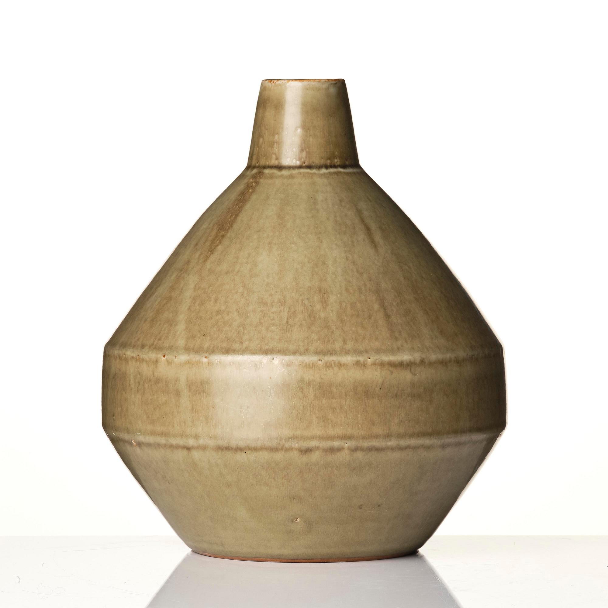 Carl-Harry Stålhane, a unique stoneware vase, Rörstrand, probably 1956.
