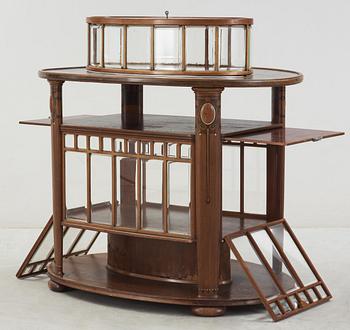 An Alfred Grenander Art Nouveau mahogany tea or smoke table, Germany ca 1909.