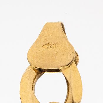 An 18K gold necklace. Unoaerre, Italy.