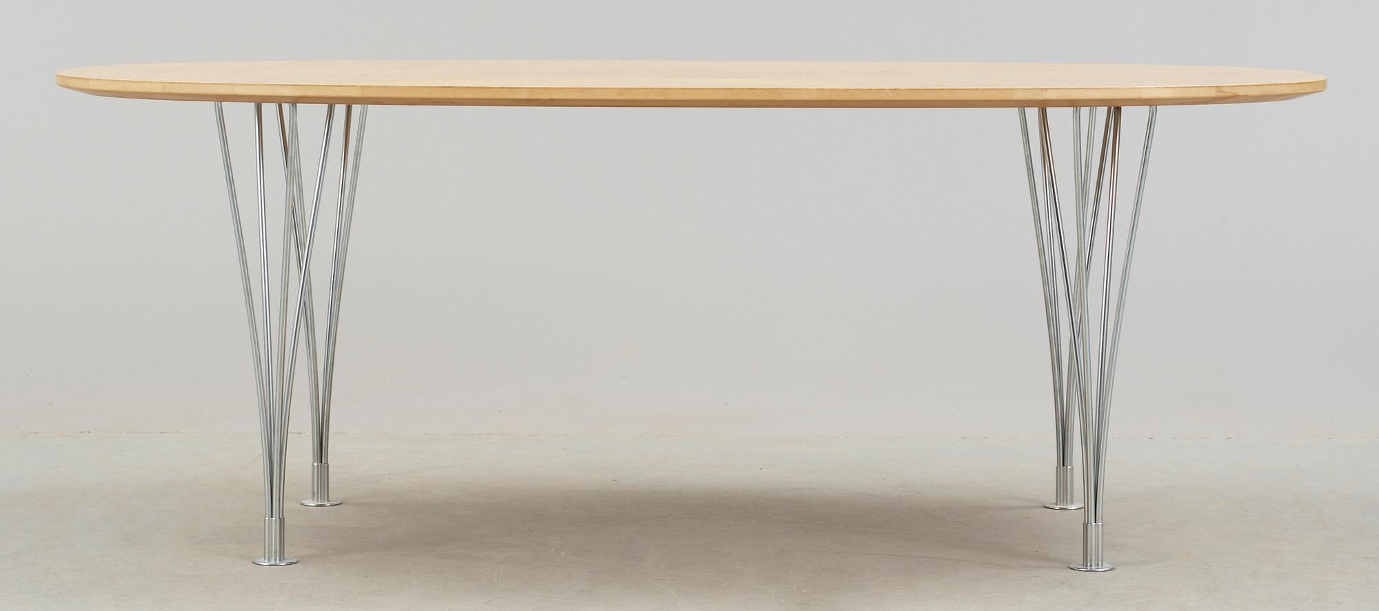 SOFFBORD, superellips, Bruno Mathsson, Bruno Mathsson International, licens Fritz Hansen.