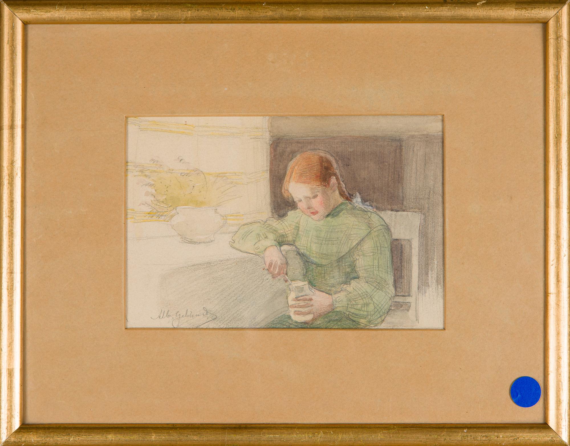 Albert Gebhard, Flicka.