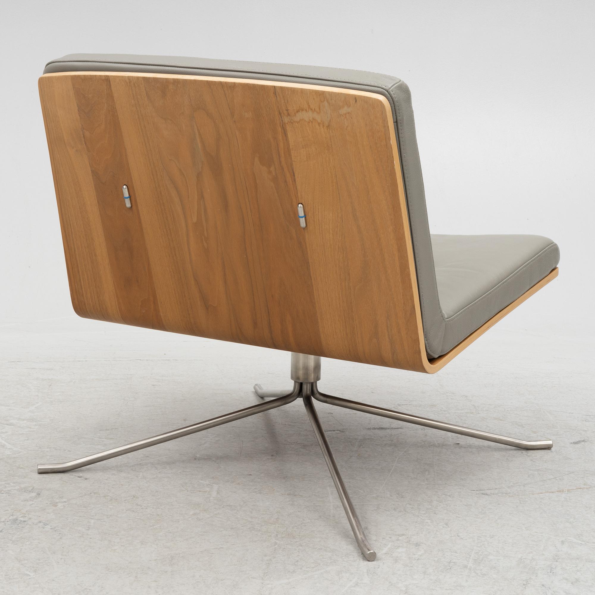 Glismand & Rüdiger, a 'Bullet' lounge chair, Bolia.