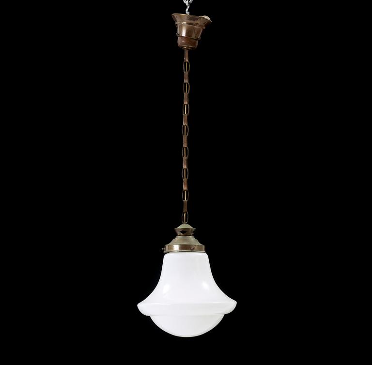 TAKLAMPA, 1930-tal. Höjd ca 80cm.