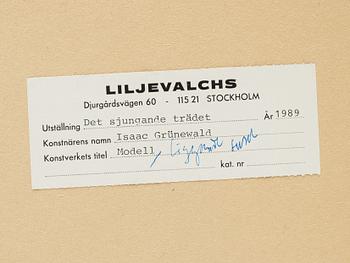 ISAAC GRÜNEWALD, tusch på papper.