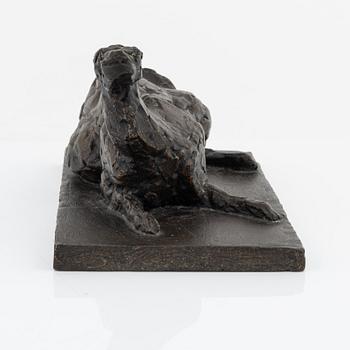 A bronze sculpture, signed ILL, dated -70.