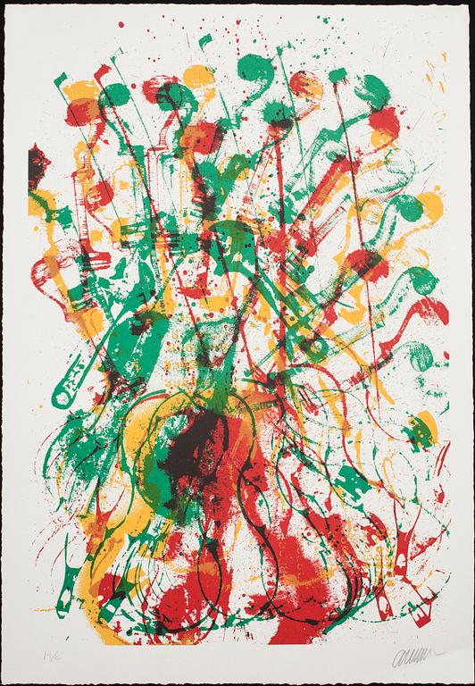 FERNANDEZ ARMAN, färglitografi, signerad och numrerad HC.