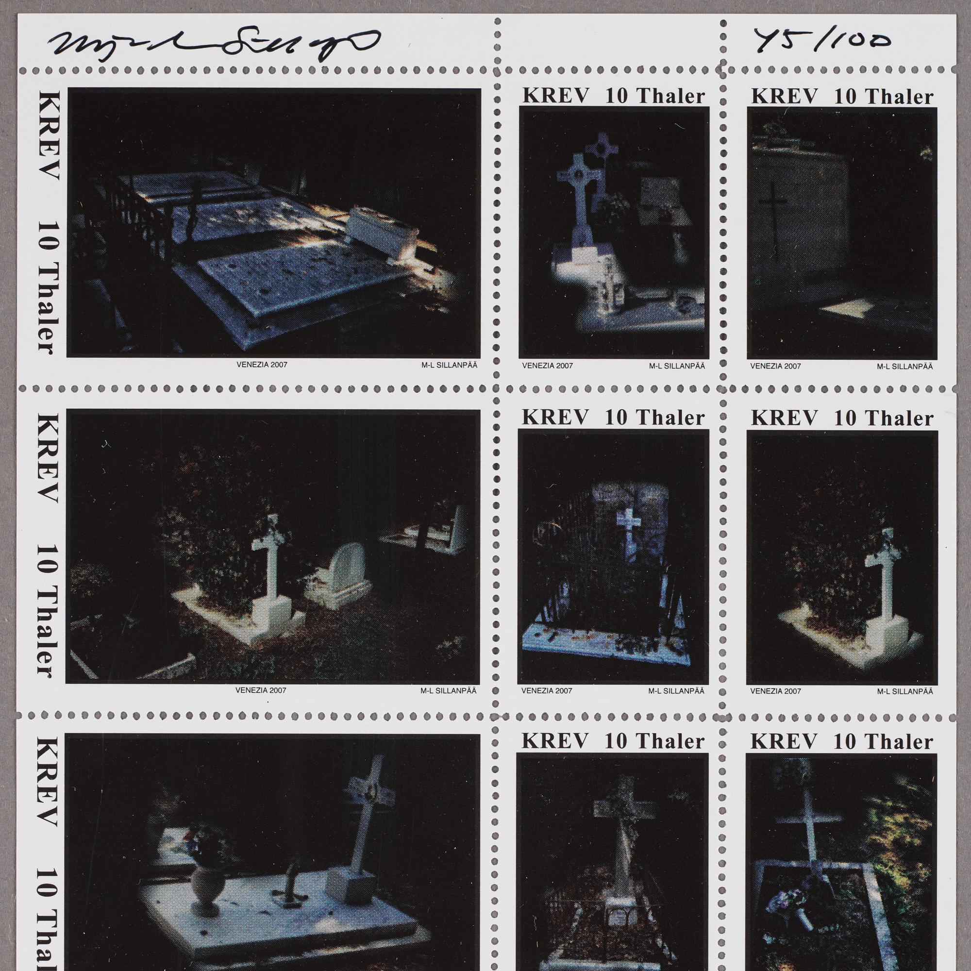Marja-Leena Sillanpää, Stamps Elga Vargaland, Venice.