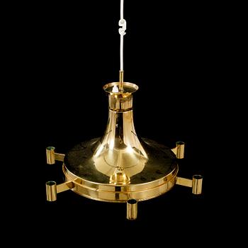 TAKLAMPA, Fagerhults Belysning, 1900-talets andra hälft. Höjd ca 28 cm.