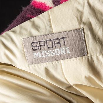 A Missoni Sport wool coat, Italian size 46.