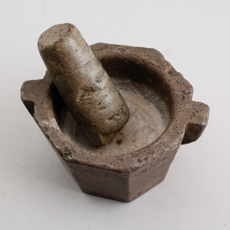 MORTEL, kalksten, 1700-/1800-tal.