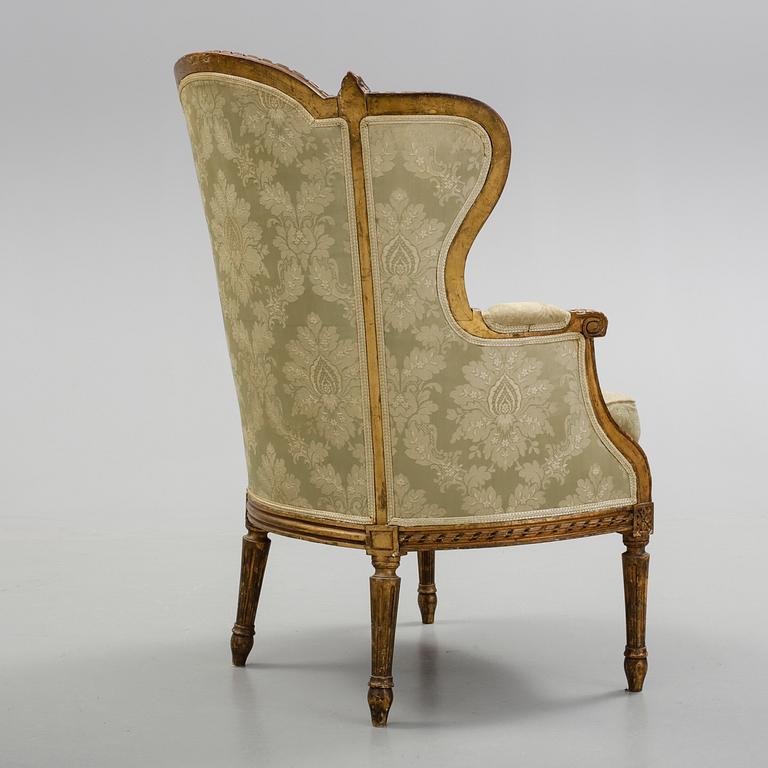 BERGERE, Louis XVI- stil, omkring år 1900.