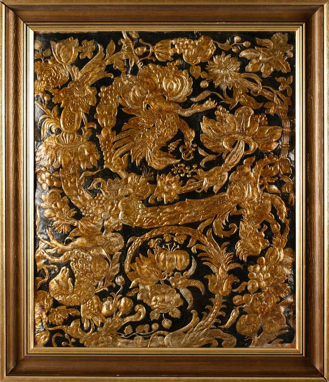 GYLLENLÄDER, sannolikt 1800-tal.