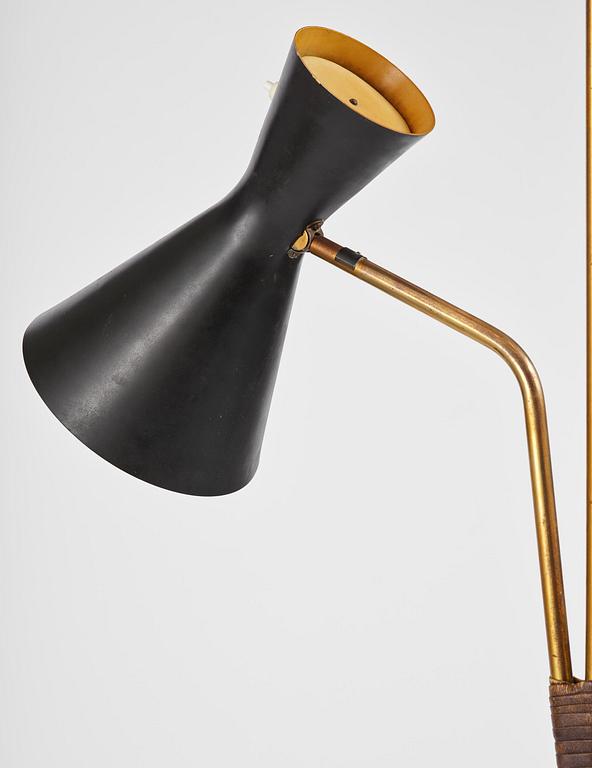 Asea, a Swedish Modern floor lamp model "E1781", Västerås, 1950s.