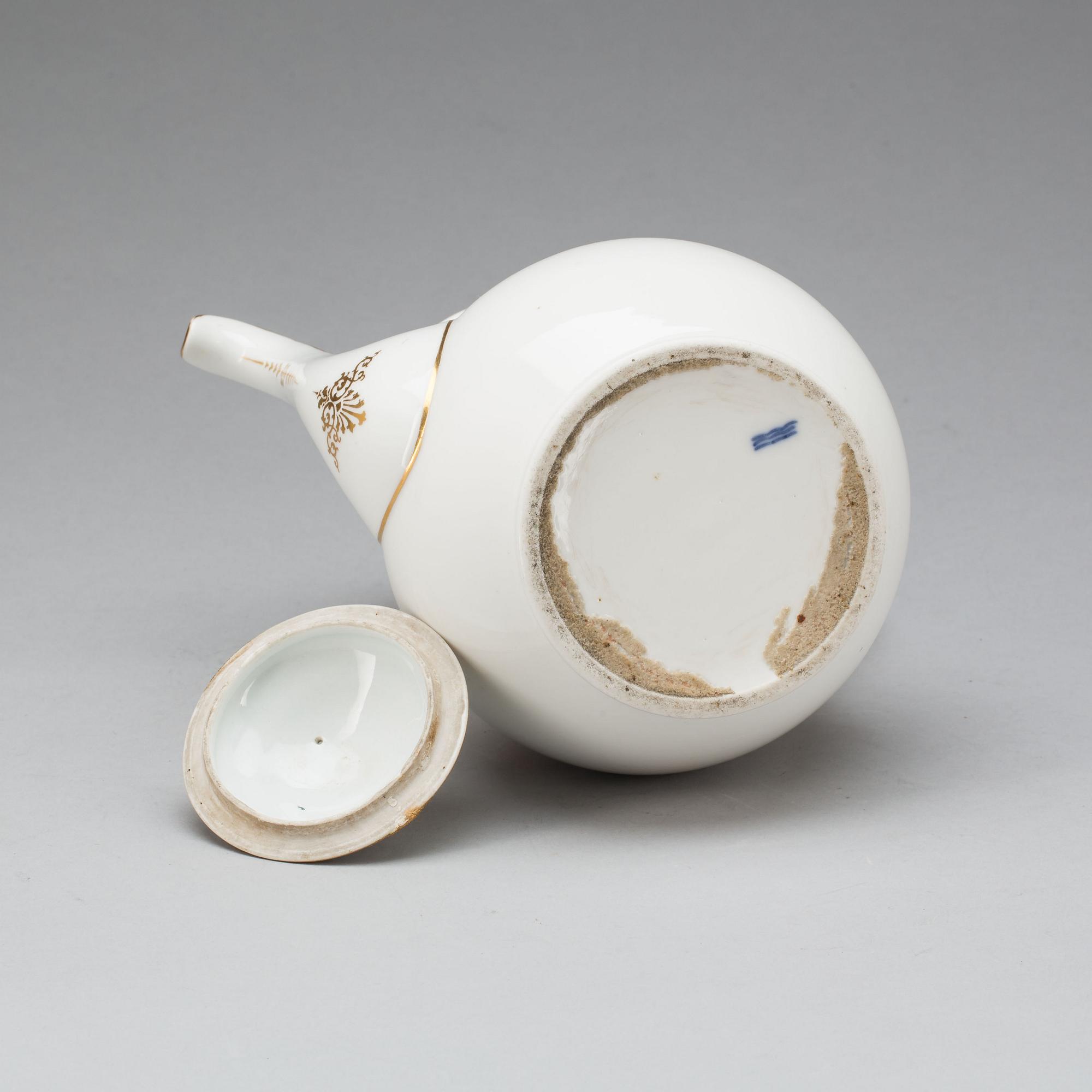 KANNA, porslin. Royal Copenhagen, Köpenhamn 1800-tal.