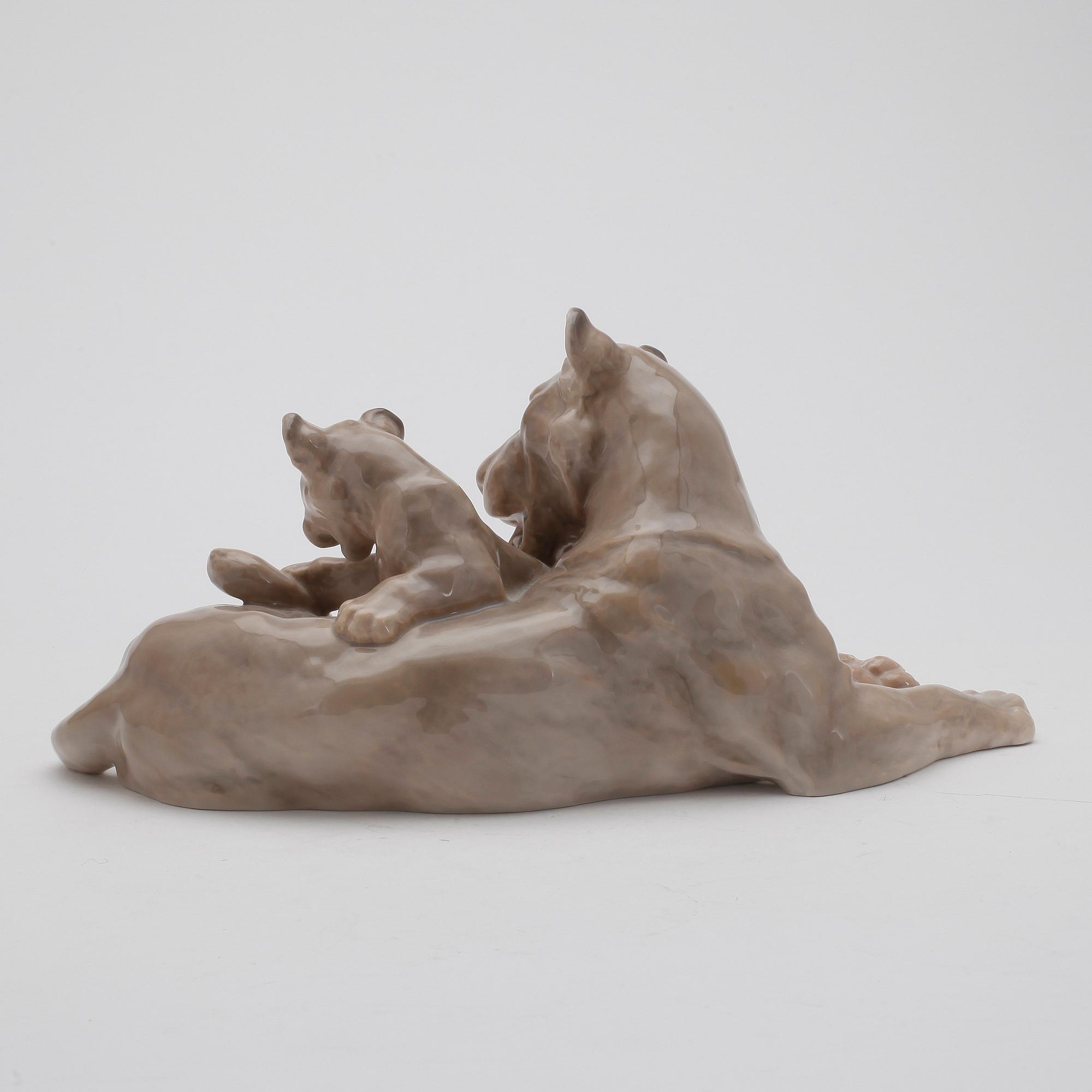 FIGURIN, porslin, Laurits Jensen, Bing & Gröndahl, 1900-talets andra hälft.