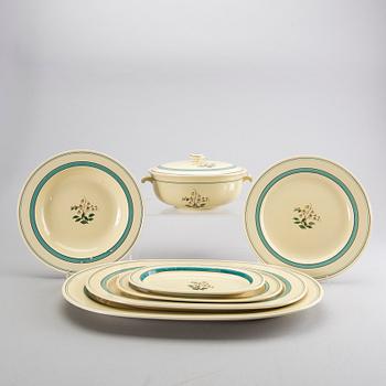 64 peices earthenware, Villroy and Boch, 1940-1950's.