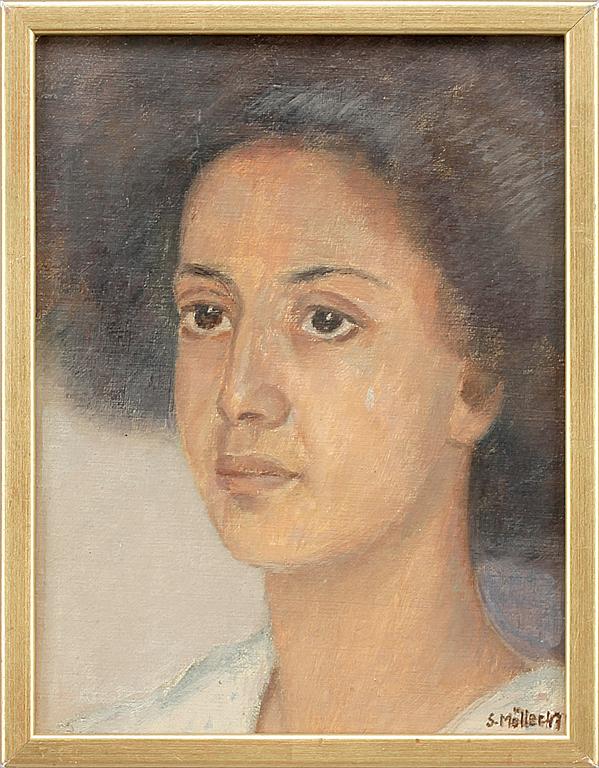 SIGURD MÖLLER, olja på duk, signerad.