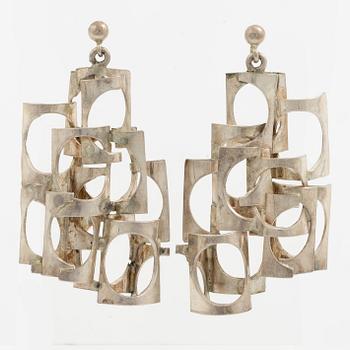 Rey Urban, örhängen, ett par, silver.