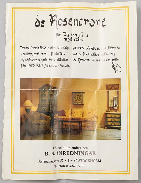 A Rococo style display cabinet, second half of the 20th Century.