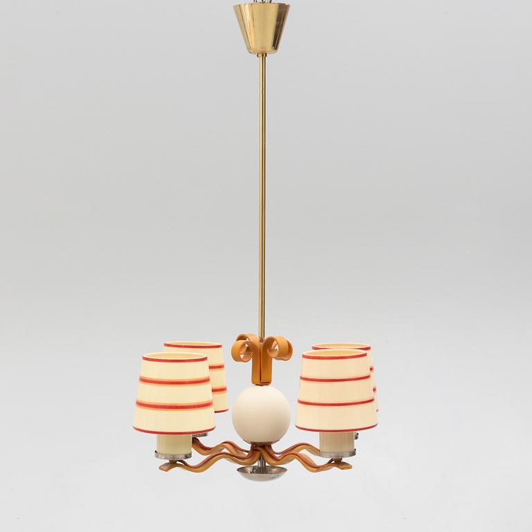 Harald Notini, a ceiling lamp, model "10894", Arvid Böhlmarks Lamp Factory, 1930s-40s.