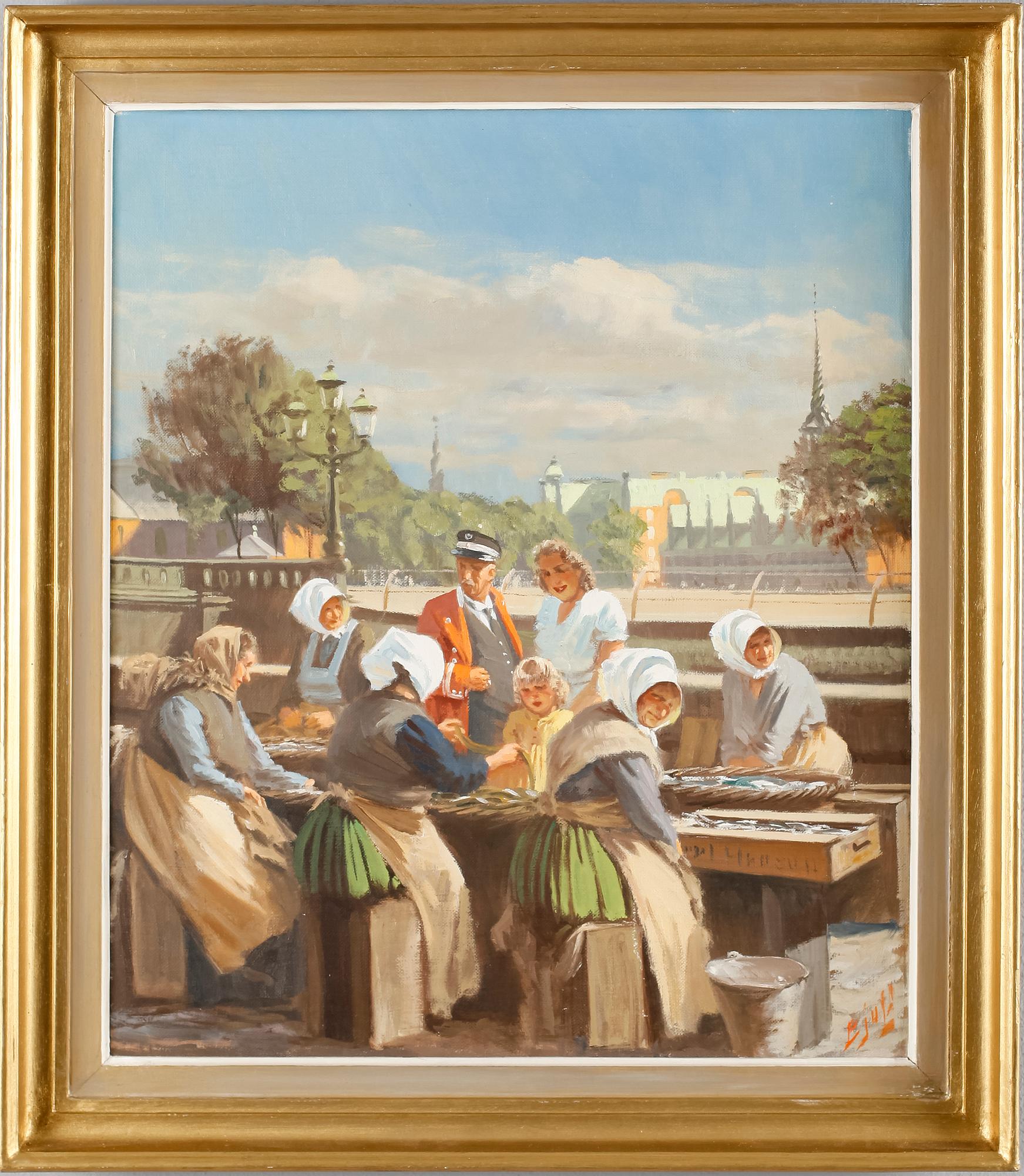 SÖREN CHRISTIAN BJULF, olja på duk, signerad.