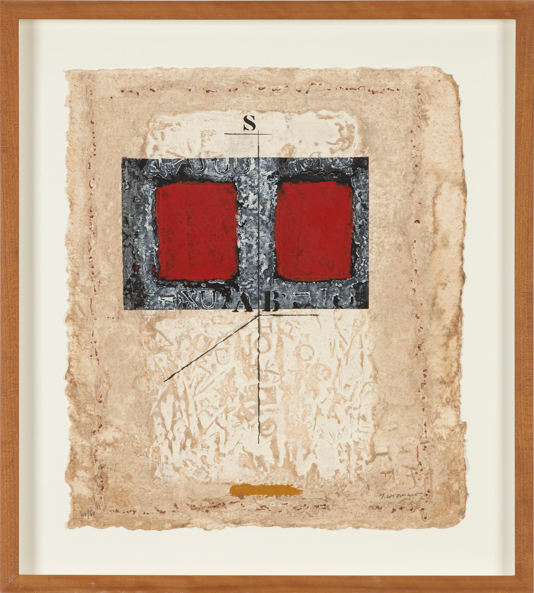 James Coignard, carborundum etching, signed 40/60.