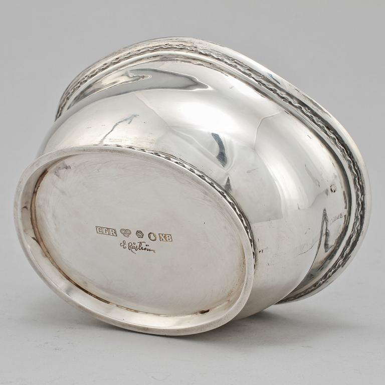 KAFFESERVIS, 4 delar, silver, Eric Råström, C G Råström Stockholm, 1947 samt 1948. Vikt 1 690 g.