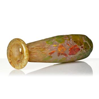 Daum Frères, an Art Nouveau cameo glass vase, Nancy, France.