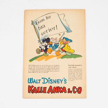 Comic book, "Kalle Anka & Co" No. 1, 1950.