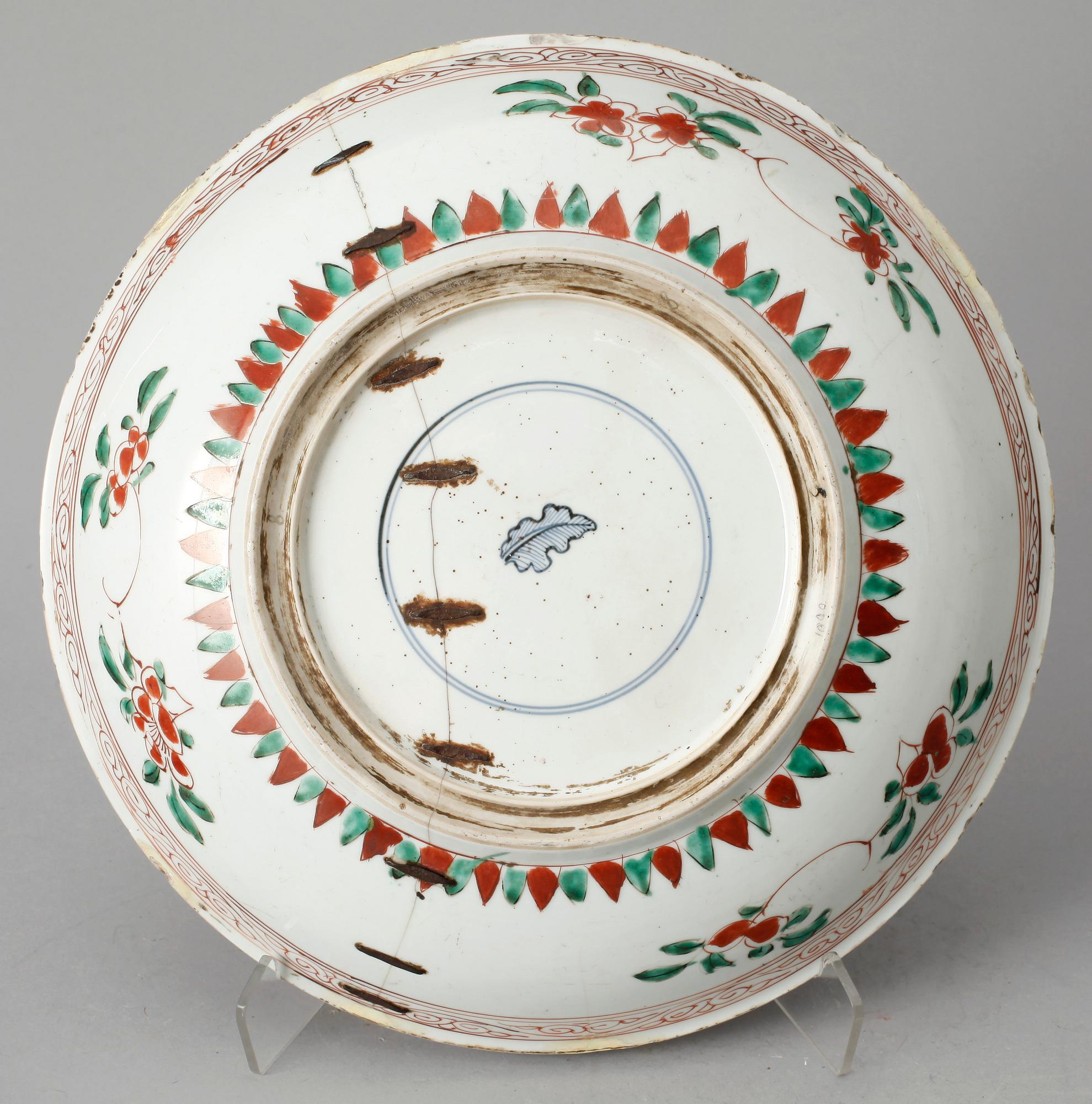 FAT, 3 st, porslin, Kina, Kangxi, (1664-1722).