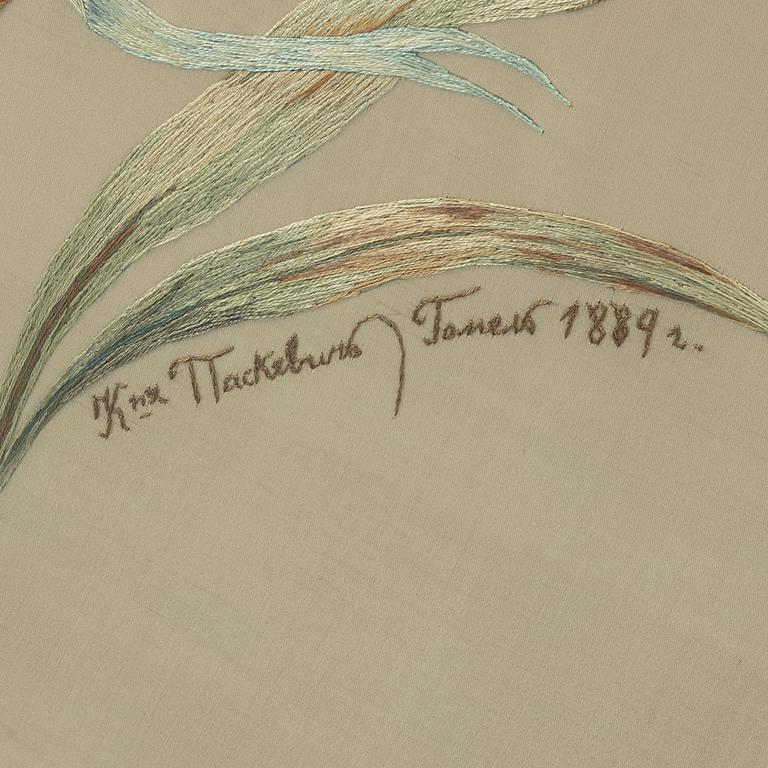 A Louix XVI-style fire guard, late 19th century.