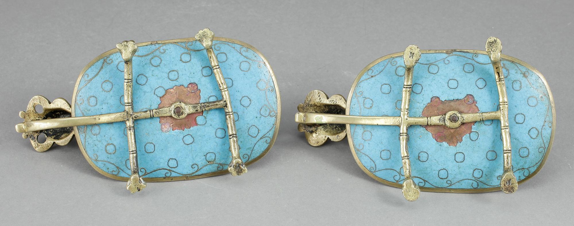 NATTLJUSSTAKAR, ett par, Kina, 1800-tal.
