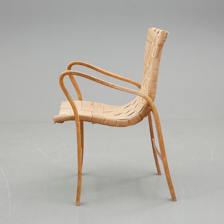 FÅTÖLJ, "Tösen", Gustaf Axel Berg, Stockholm, 1940-tal.