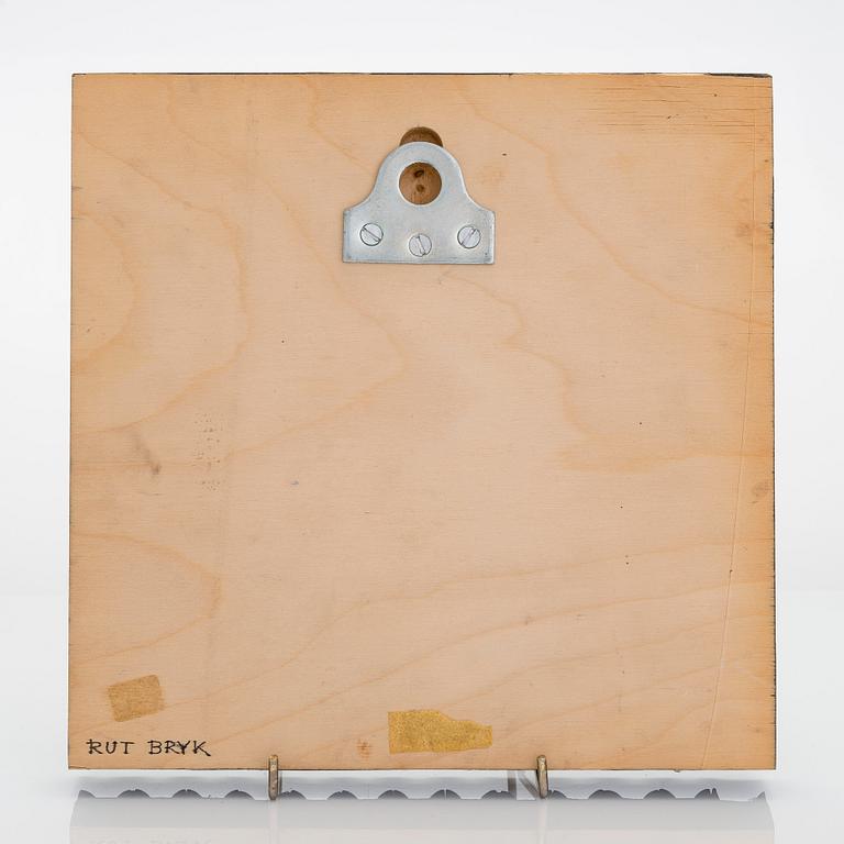 Rut Bryk, reliefi, "Ikkuna", signeerattu Rut Bryk. 1980-luku.