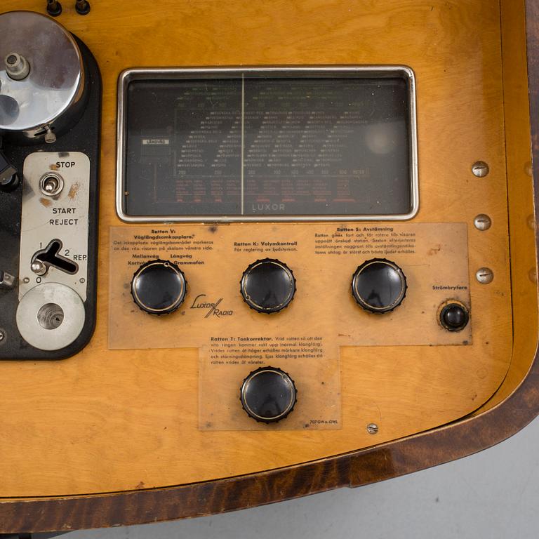 RADIOGRAMMOFON, Luxor, 1940-tal.