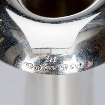 TAPIO WIRKKALA, VAS. Sign. TW. Silver 916. Kultakeskus, Tavastehus 1957.