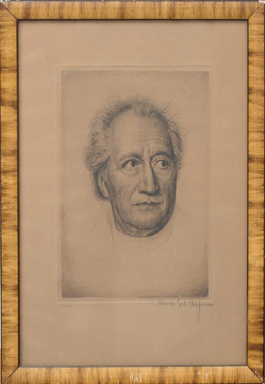 WERNER E. A. HOFFMANN, etsning, signerad och numrerad 2/200.
