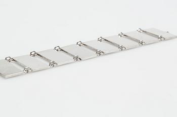 ARMBAND, Wiwen Nilsson, Lund, 1970. Sterlingsilver.