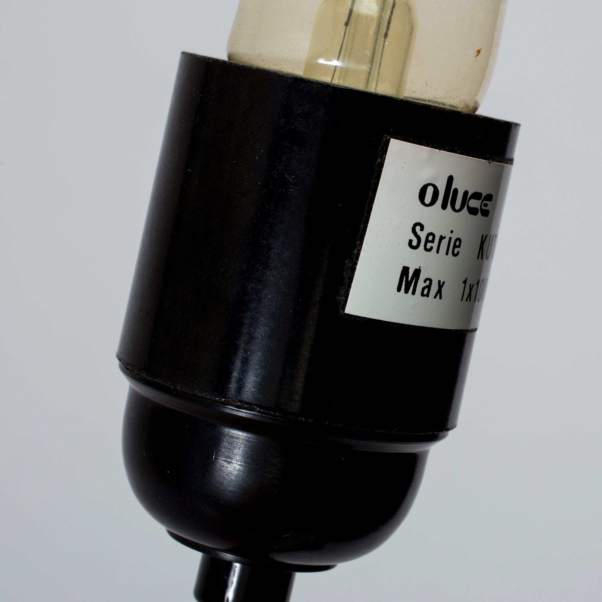 BORDSLAMPA, "Kuta", Vico Magistretti, Oluce, Italien, 1970-talet.