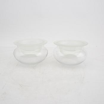 A set of six glass bowls by Signe Persson-Melin.