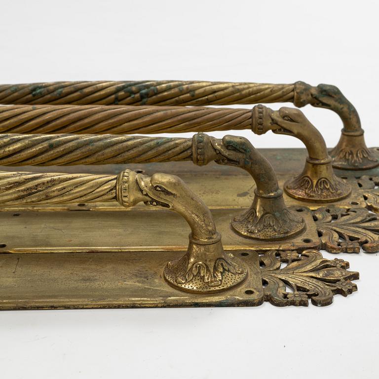 Dörrhandtag, 4 st, omkring går 1900.
