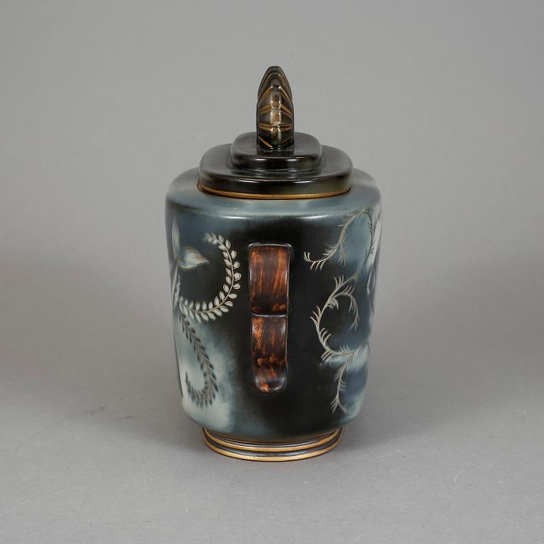 LOCKURNA, stengods. "Flambé", Gunnar Nylund, Rörstrand.