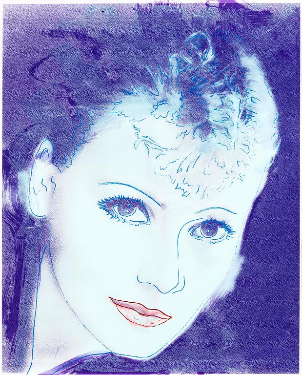 Rupert Jasen Smith (Andy Warhol), "New age", ur: "Greta Garbo".