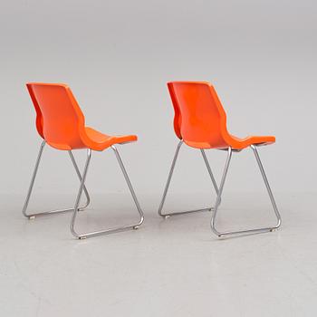 A set of 8 CHAIRS DESIGNED BY SVANTE SCHÖBLOM, OVERMAN, 1970s.