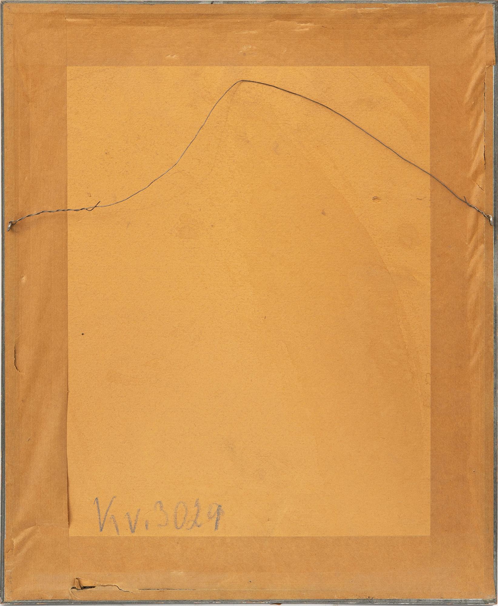 Hugo Carlberg, teckning signerad och daterad 1900.