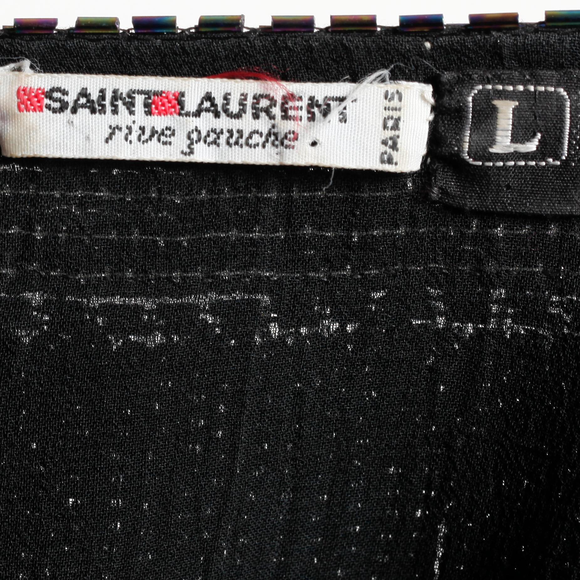 YVES SAINT LAURENT, topp, 1985-86.