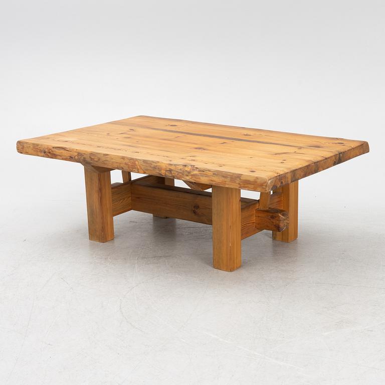 Coffee table, pine, Sweden, second half of the 20th century.