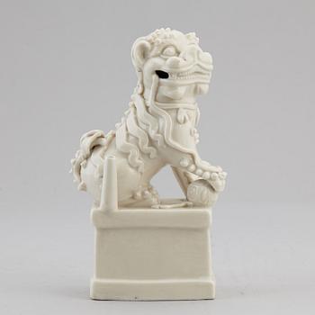 A blanc de chine joss stick holder, Qing dynasty, 18th century.