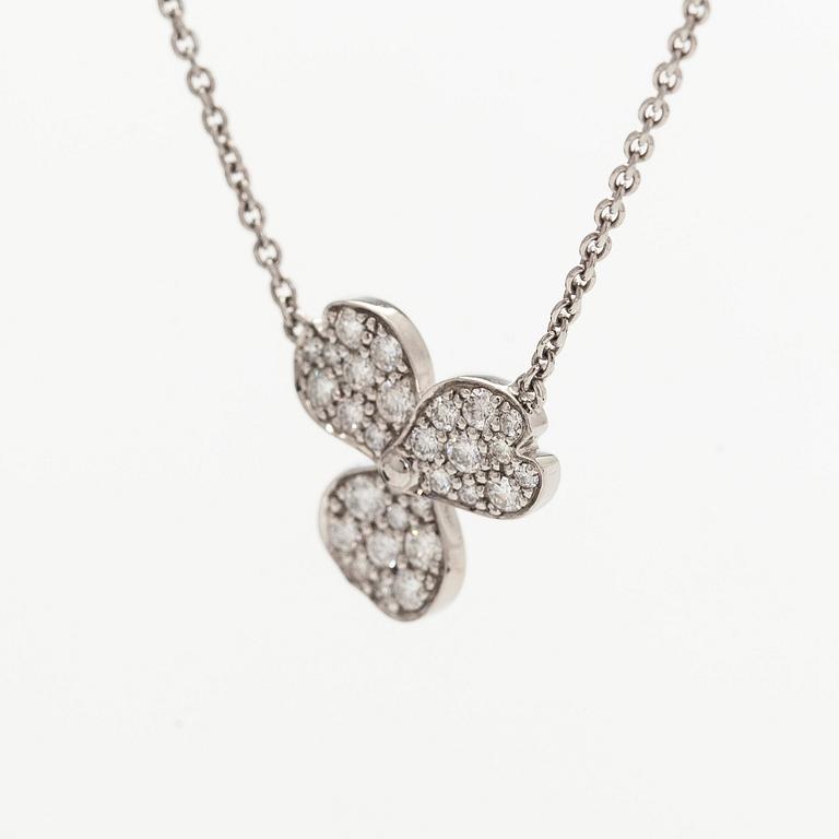 Tiffany & Co, a platinum 'Paper Flowers' necklace with diamonds.